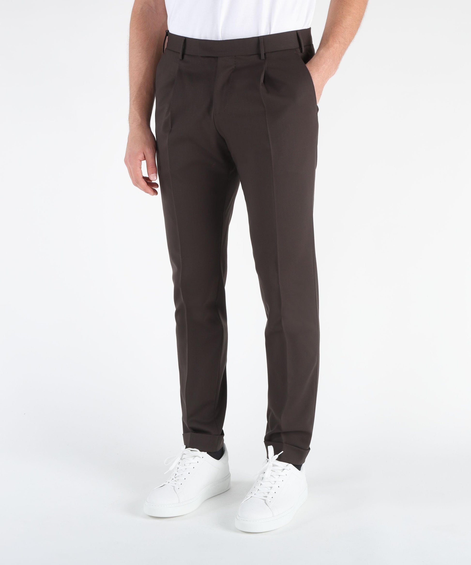Pantaloni PT01 Pantalone classico master Testa di moro | PT01
