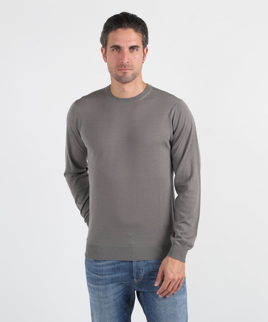 FILIPPO DE LAURENTIIS Superfine Wool Crew Neck Sweater