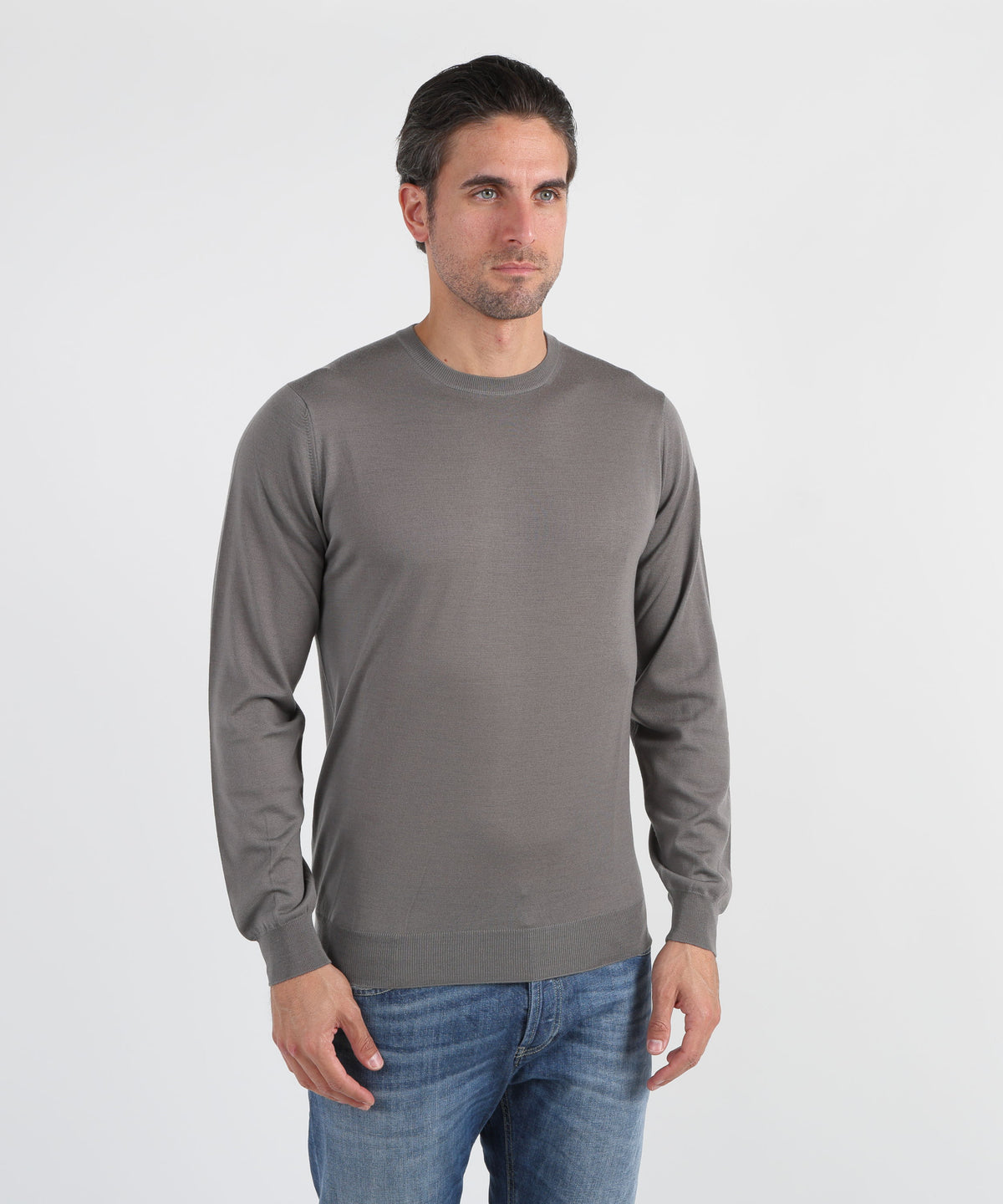 FILIPPO DE LAURENTIIS Superfine Wool Crew Neck Sweater