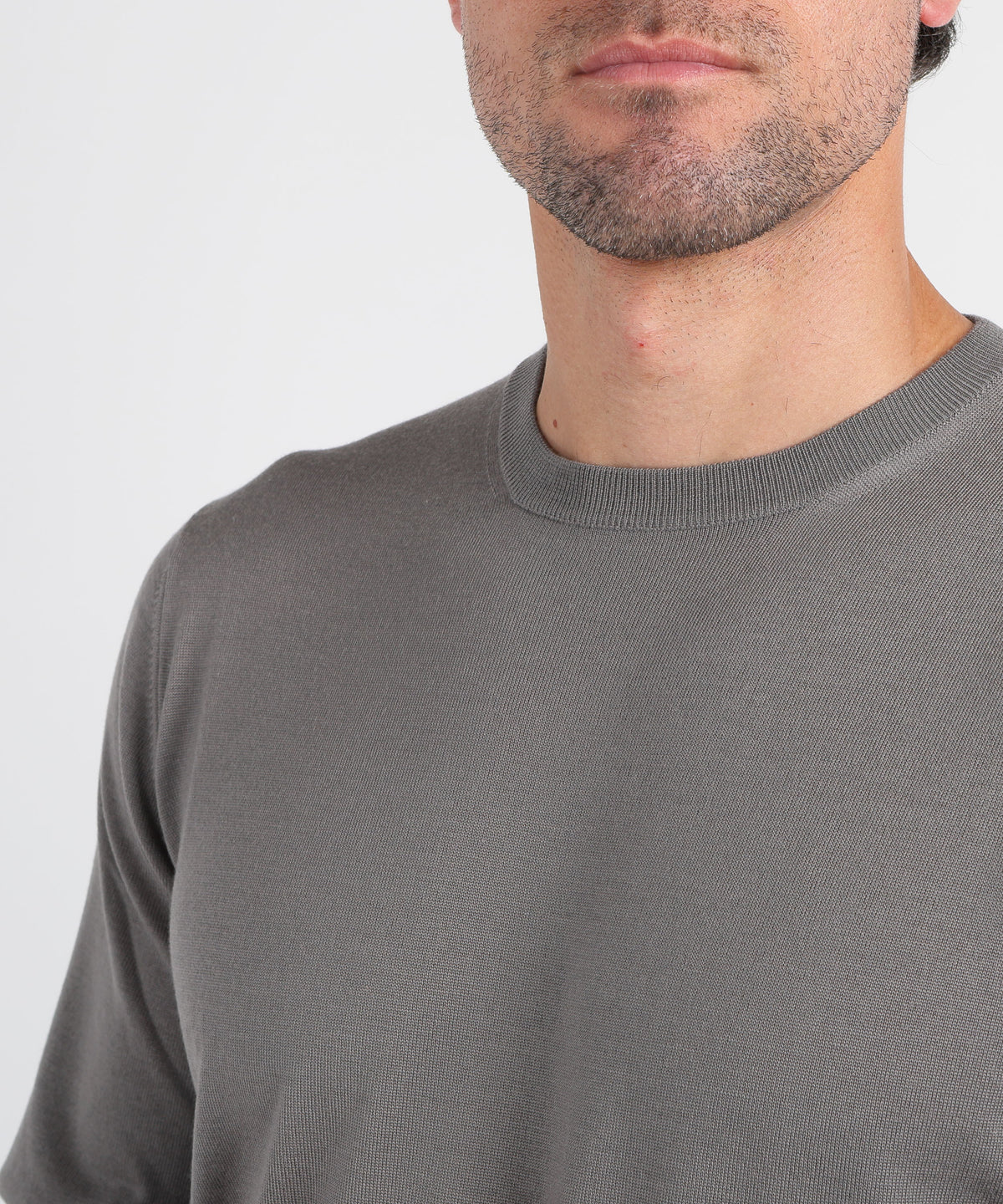 FILIPPO DE LAURENTIIS Superfine Wool Crew Neck Sweater