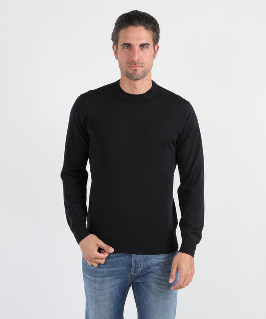 FILIPPO DE LAURENTIIS Superfine Wool Crew Neck Sweater