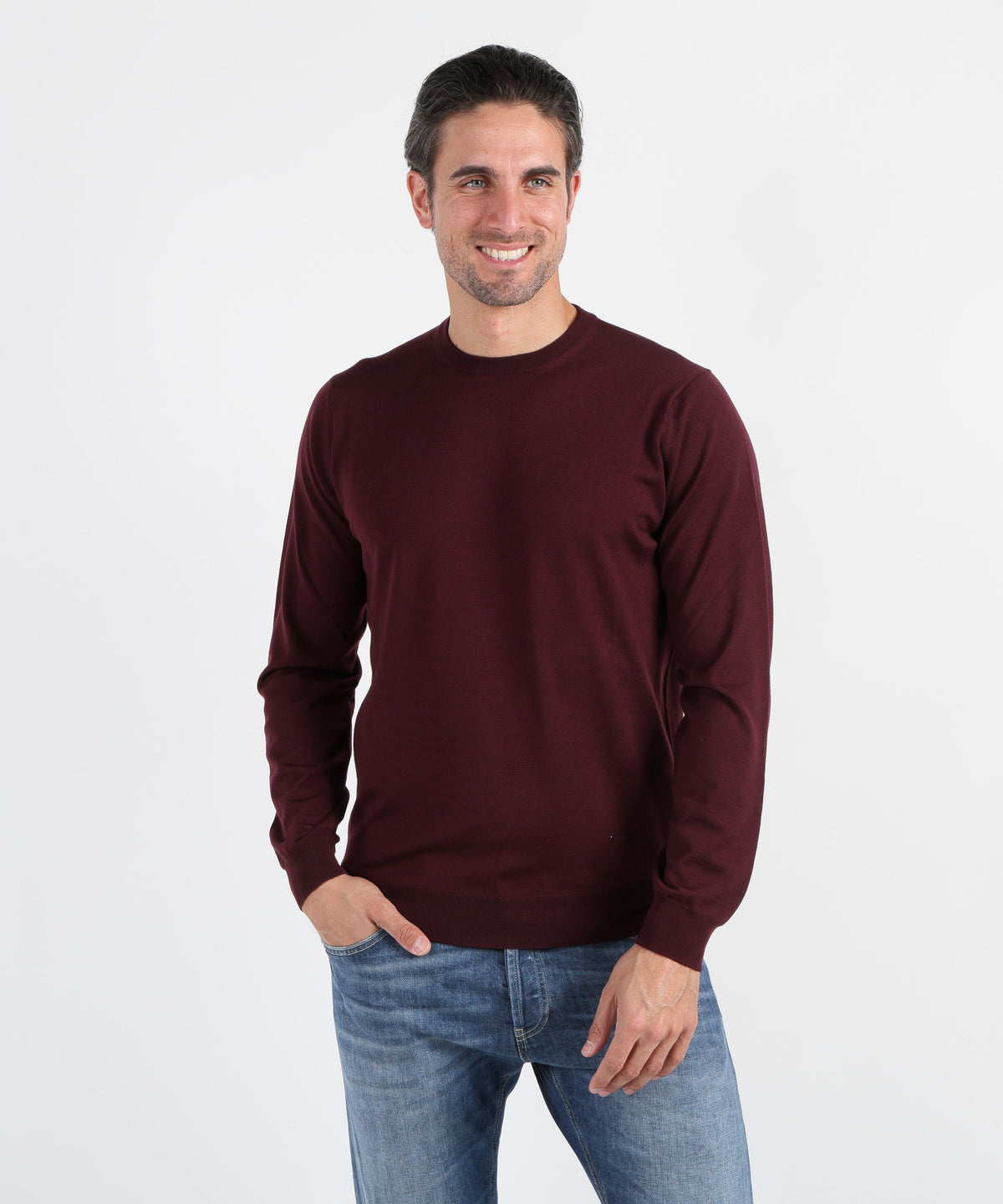 FILIPPO DE LAURENTIIS Maglia girocollo in lana super fine