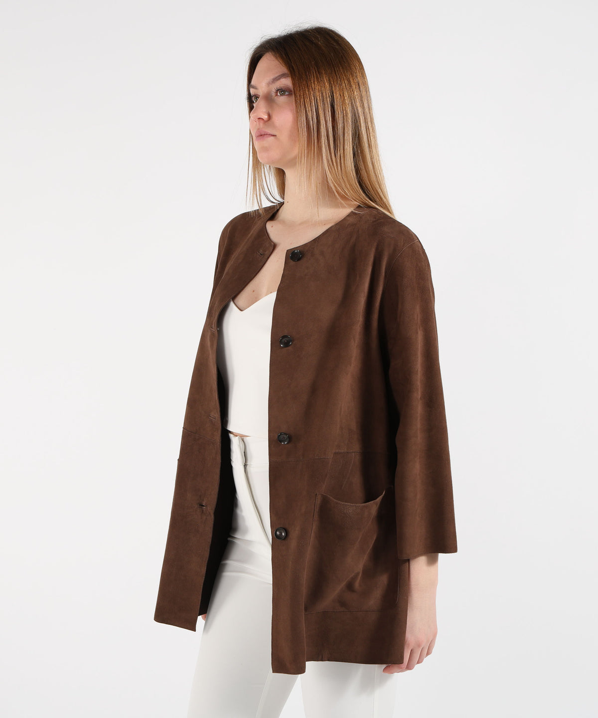Giacche THE JACKIE LEATHERS giacca domenique Noce | THE JACKIE LEATHERS