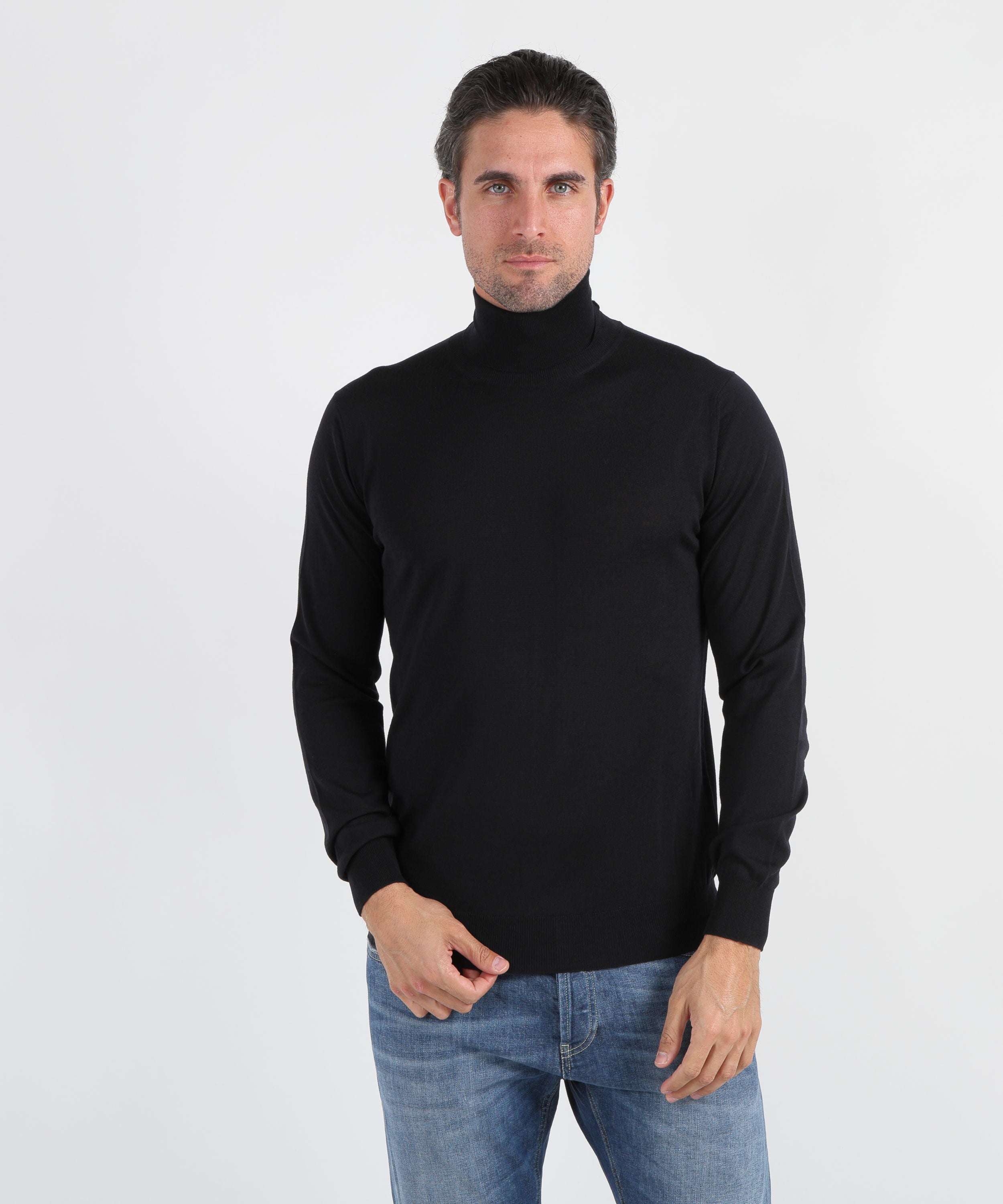 Maglie FILIPPO DE LAURENTIIS Dolcevita Navy | FILIPPO DE LAURENTIIS