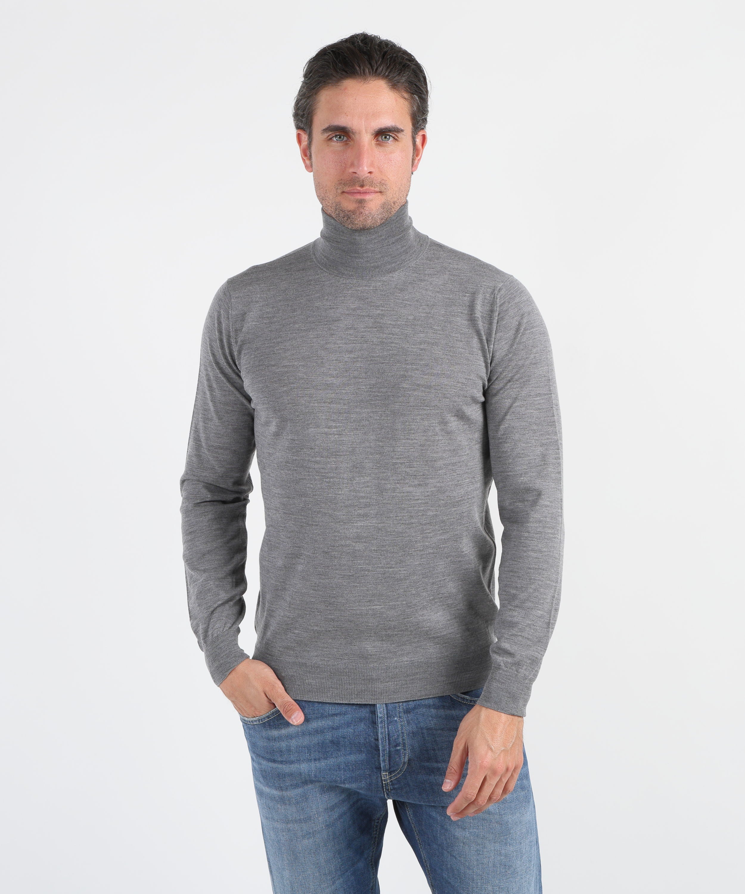 Maglie FILIPPO DE LAURENTIIS Dolcevita Pietra serena | FILIPPO DE LAURENTIIS