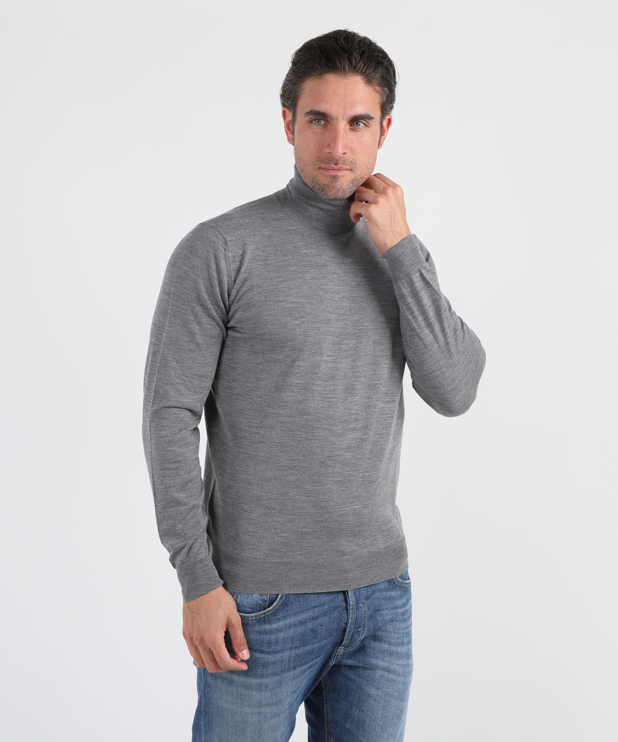 Maglie FILIPPO DE LAURENTIIS Dolcevita Pietra serena | FILIPPO DE LAURENTIIS