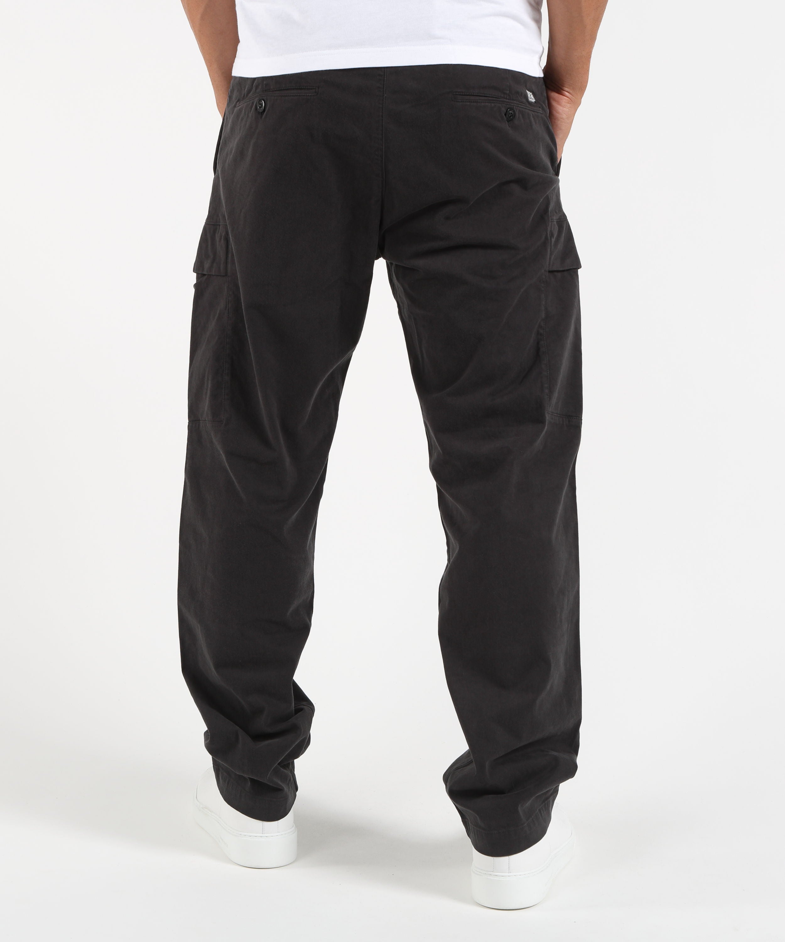 Cargo C.P. COMPANY Stretch Sateen Regular Cargo Pants Antracite | C.P. COMPANY