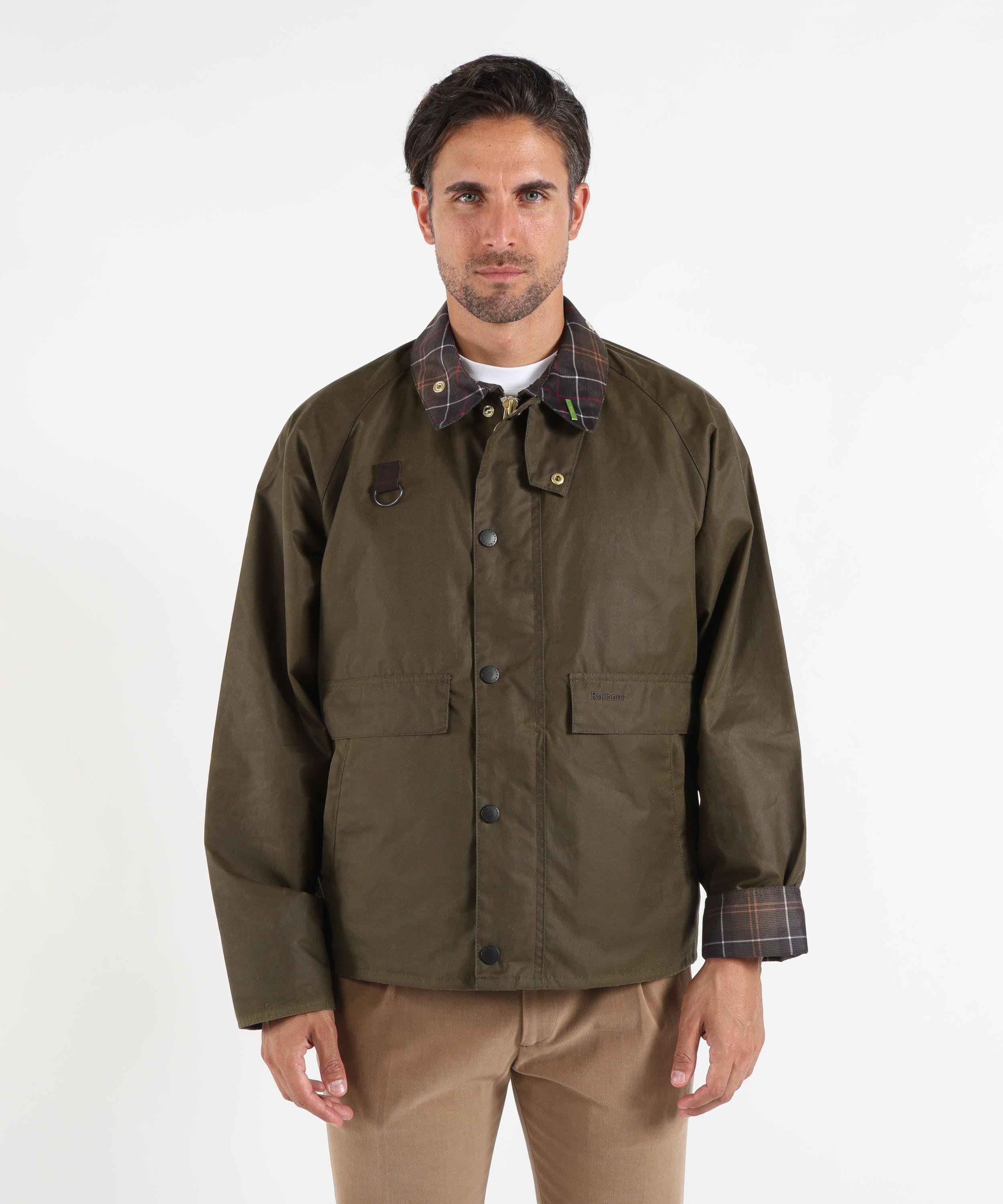 Jackets BARBOUR Spey Icons Waxed Jacket Militare | BARBOUR