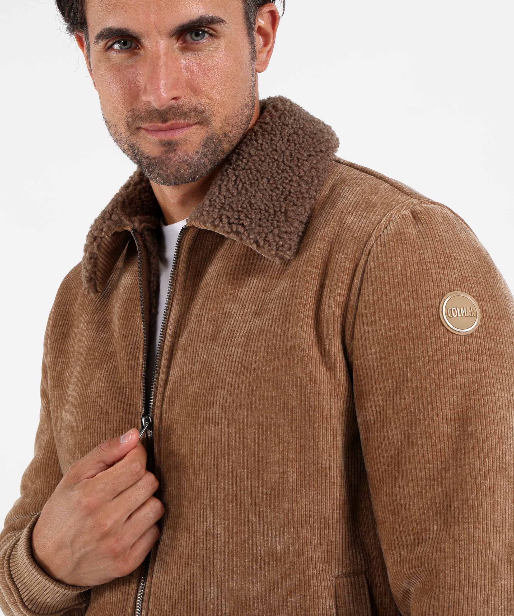Giacche COLMAR Bomber in velluto Cammello | COLMAR