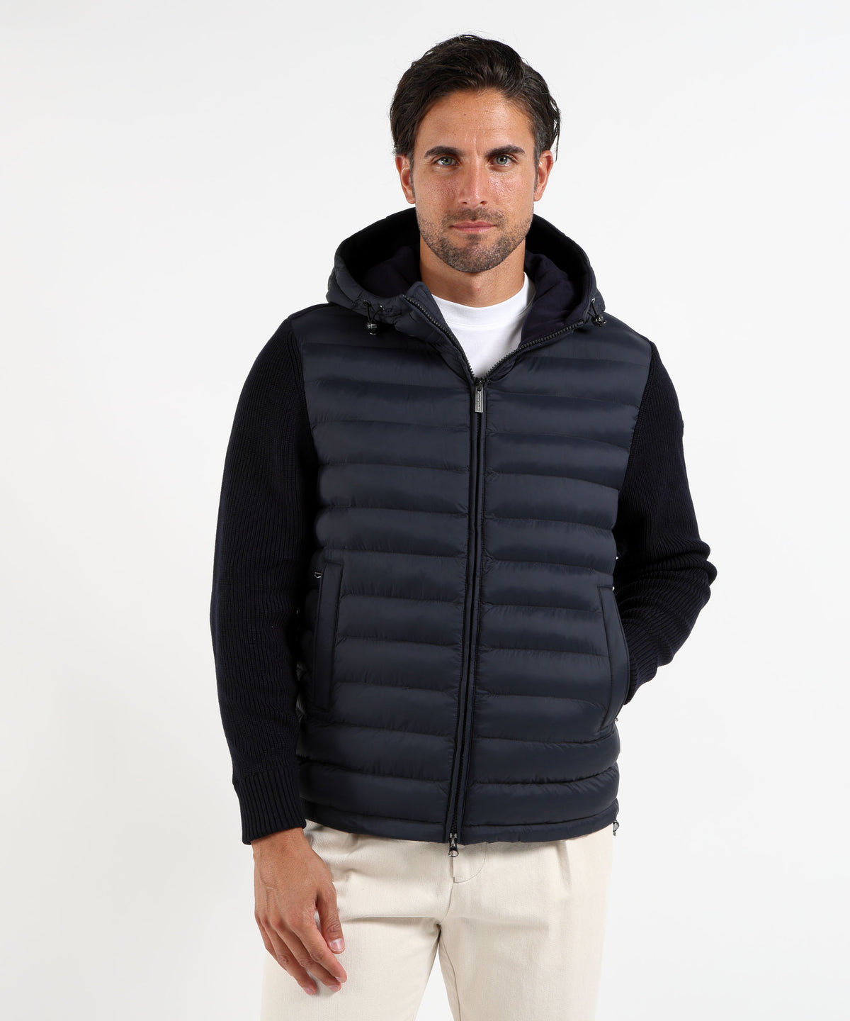 Giacche COLMAR Giacca ibrida con cappuccio Navy | COLMAR