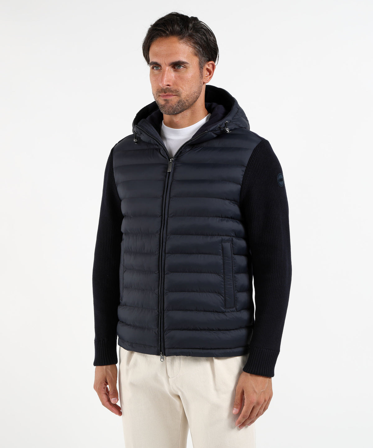 Giacche COLMAR Giacca ibrida con cappuccio Navy | COLMAR