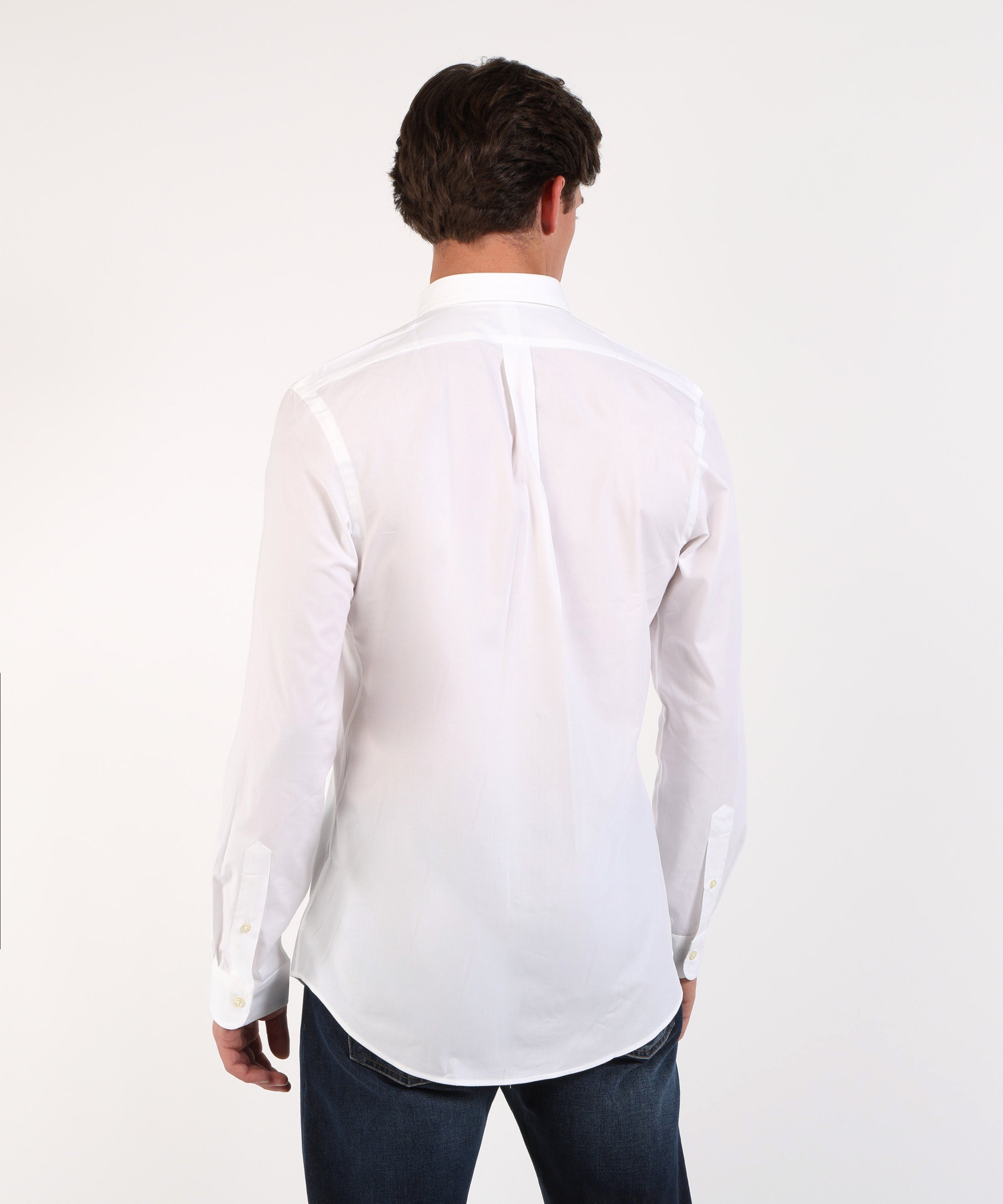 Camicie POLO RALPH LAUREN Camicia Polo Ralph Lauren in popeline con logo ricamato Bianco | POLO RALPH LAUREN
