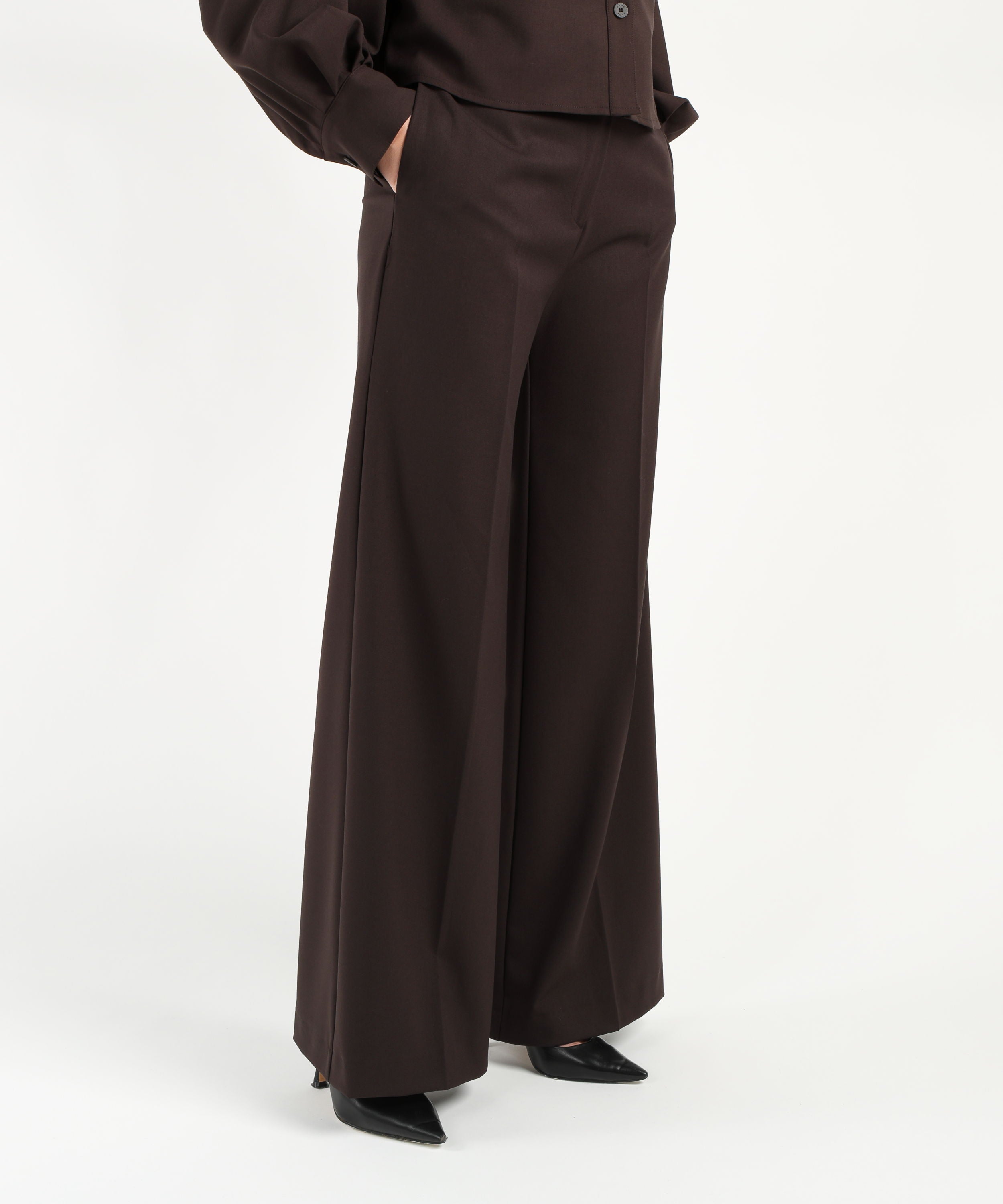Pantaloni KAOS Pantalone ampio Marrone | KAOS