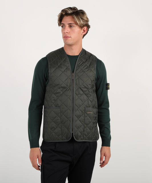Vests BARBOUR Zip-up vest Verde | BARBOUR