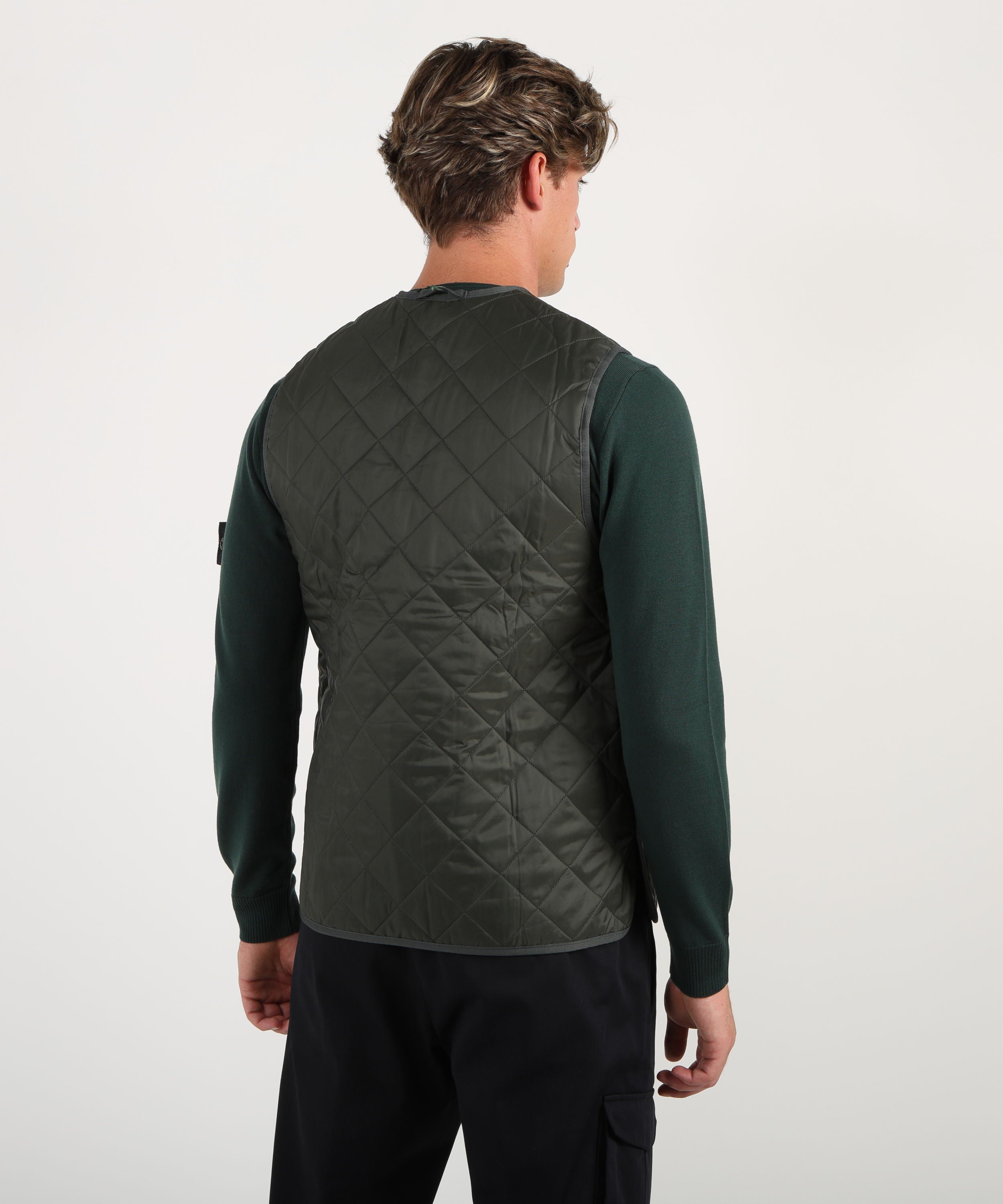 Vests BARBOUR Zip-up vest Verde | BARBOUR
