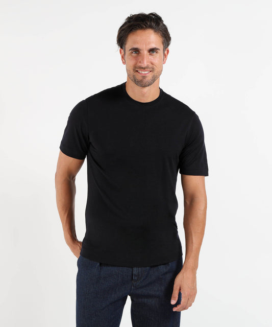 T-shirt ARCHIVIUM T-Shirt Uomo Tecnica in Merino Wool Off Gravity Blu | ARCHIVIUM