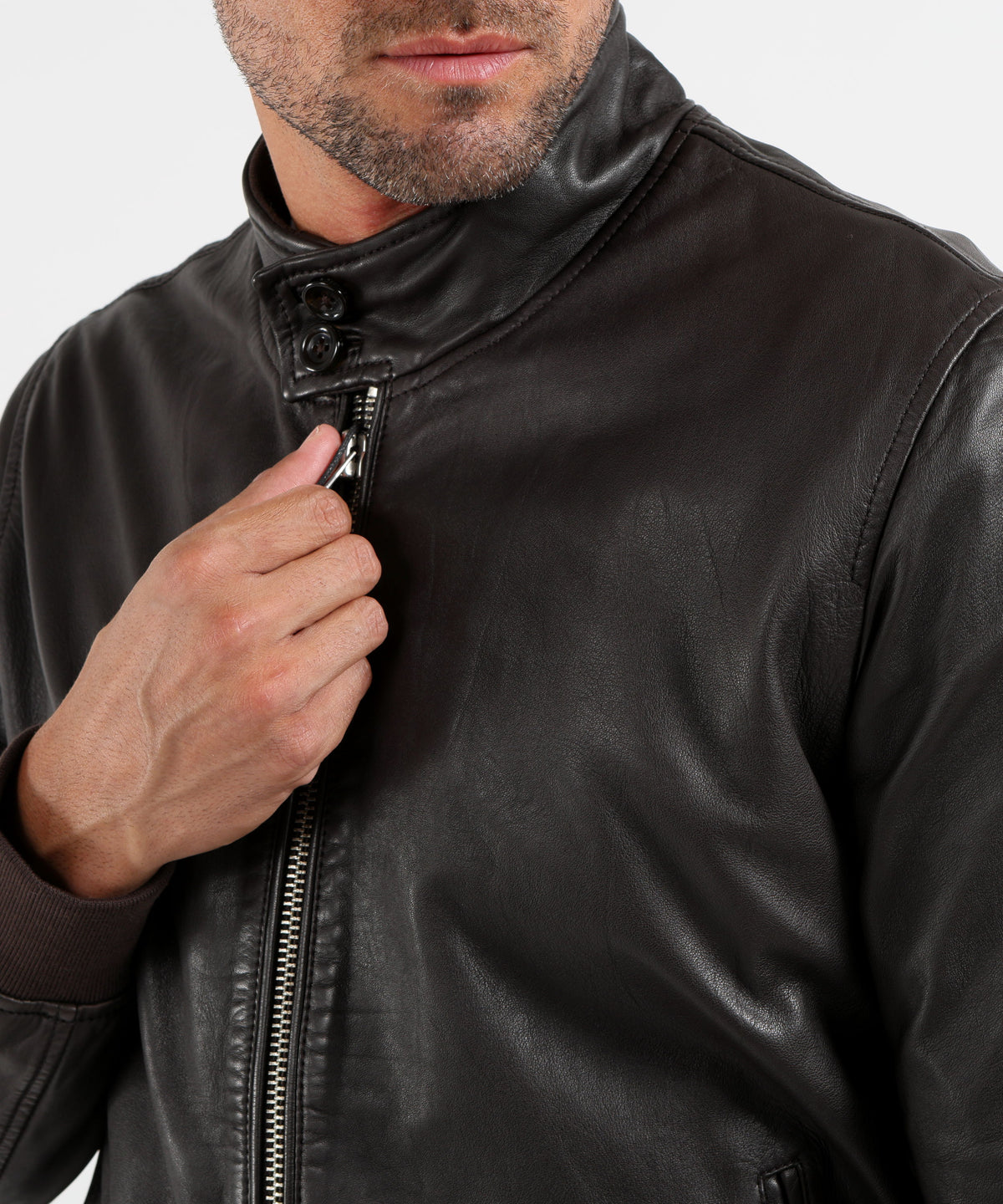 BOMBOOGIE Giubbino in pelle