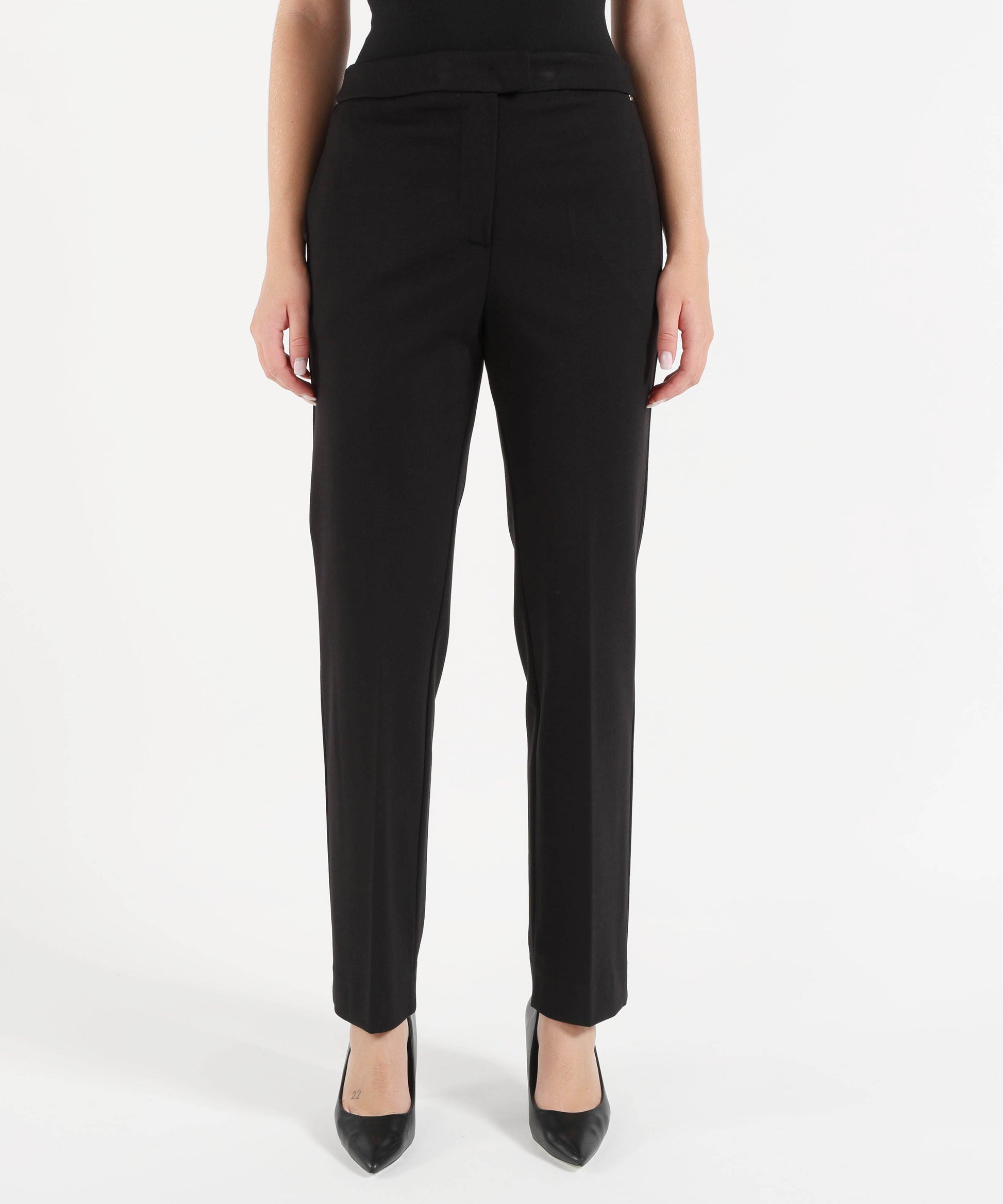 Pantaloni KAOS Pantalone a sigaretta Nero | KAOS