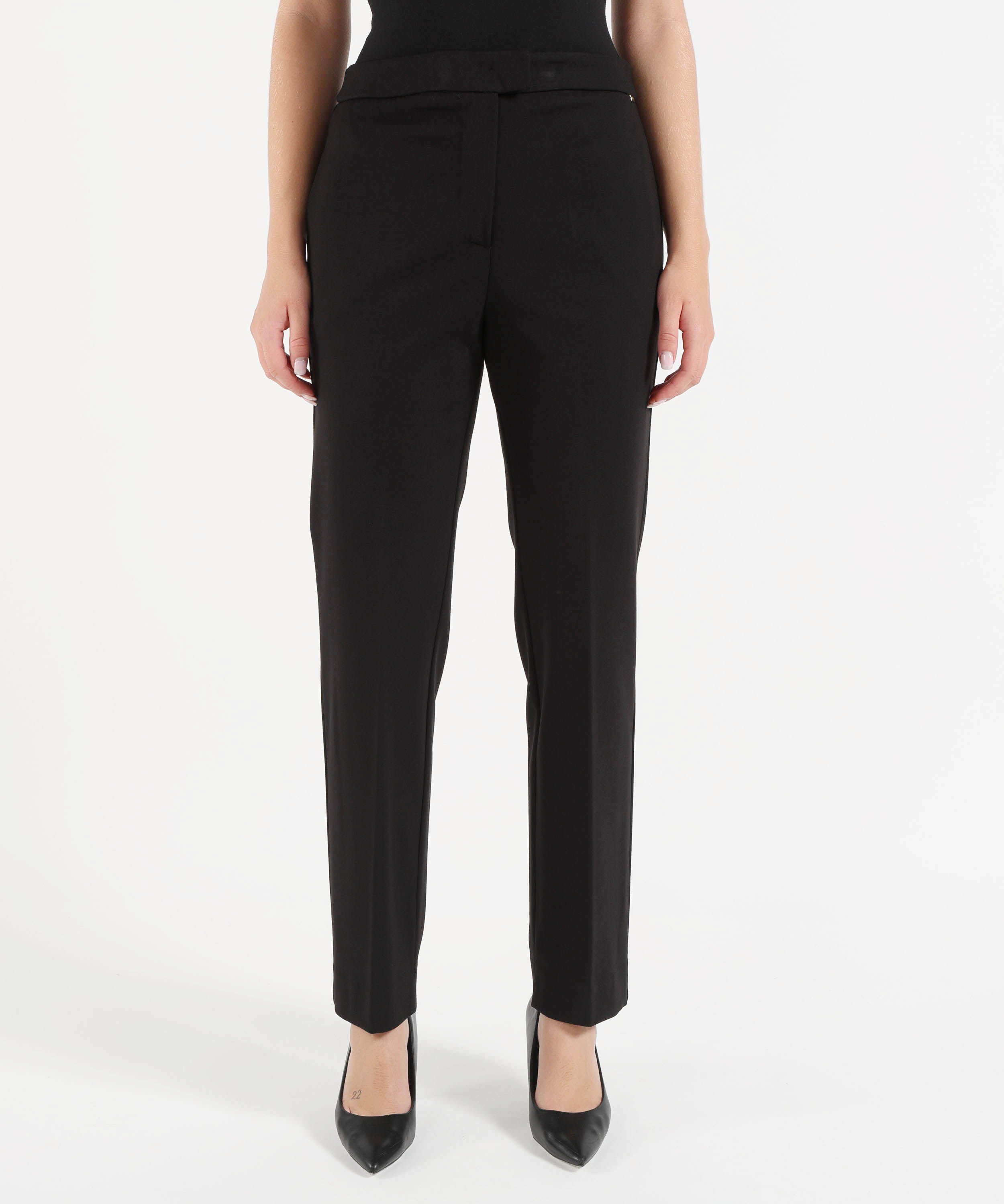 Pantaloni KAOS Pantalone a sigaretta Nero | KAOS