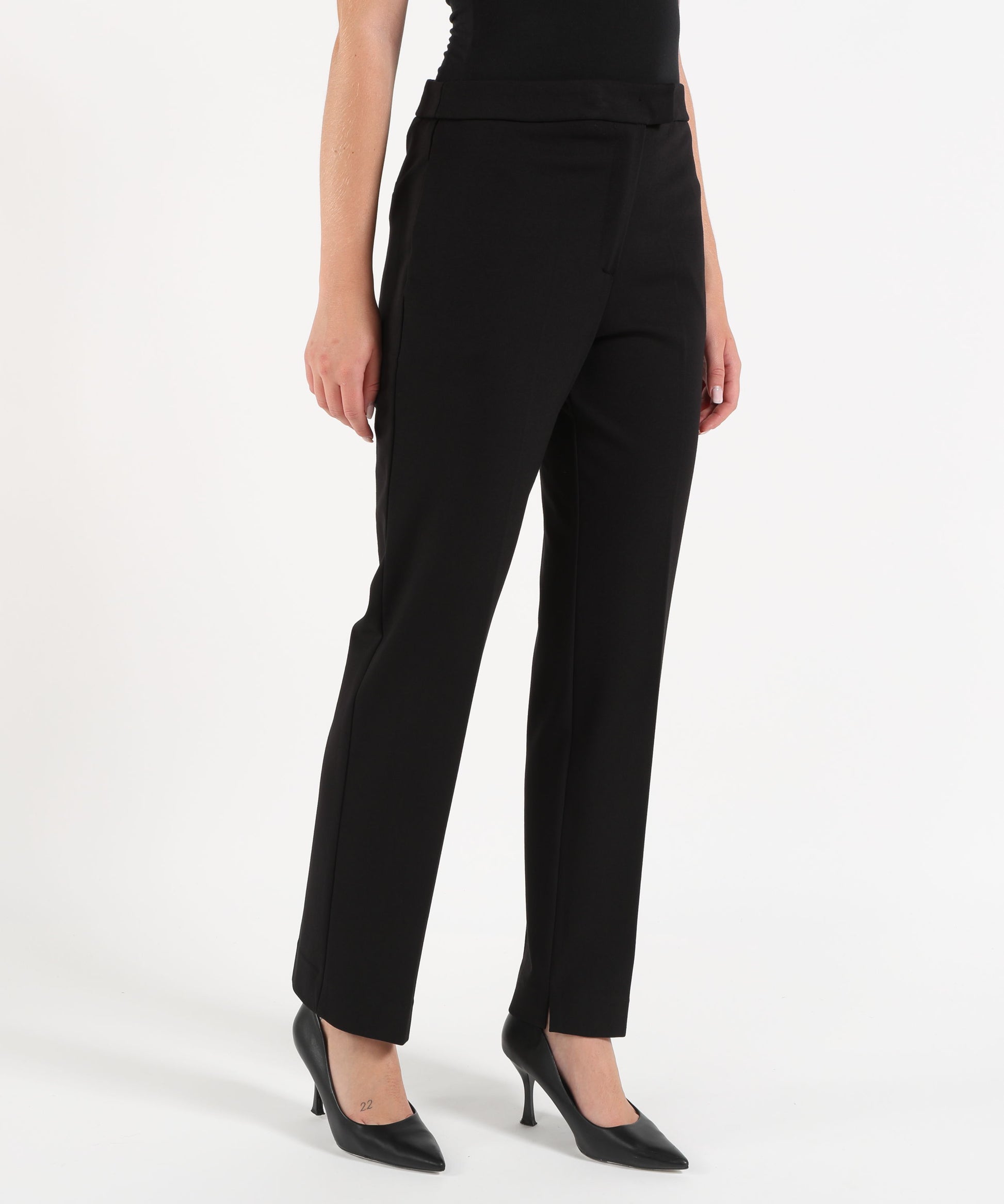 Pantaloni KAOS Pantalone a sigaretta Nero | KAOS