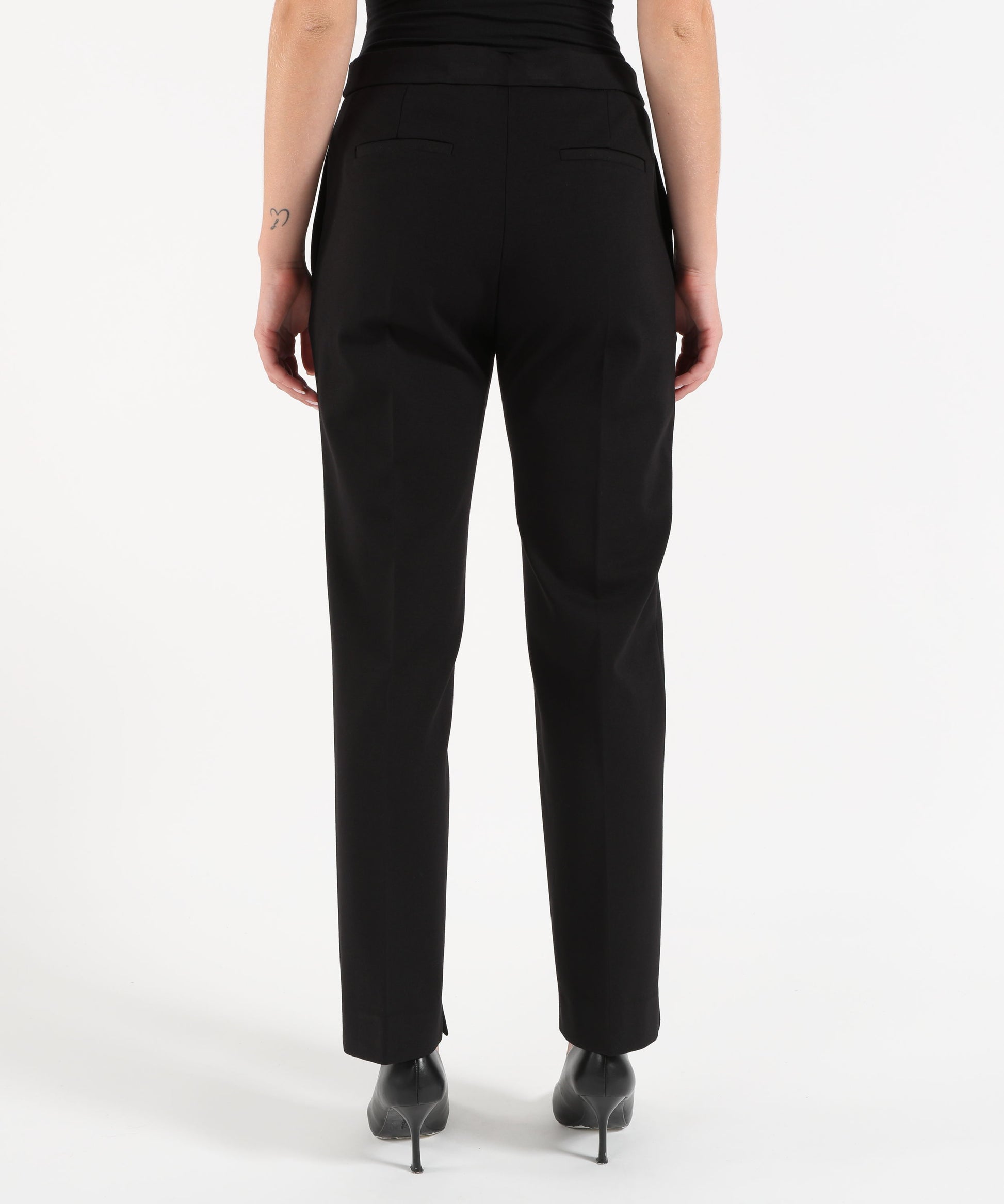 Pantaloni KAOS Pantalone a sigaretta Nero | KAOS