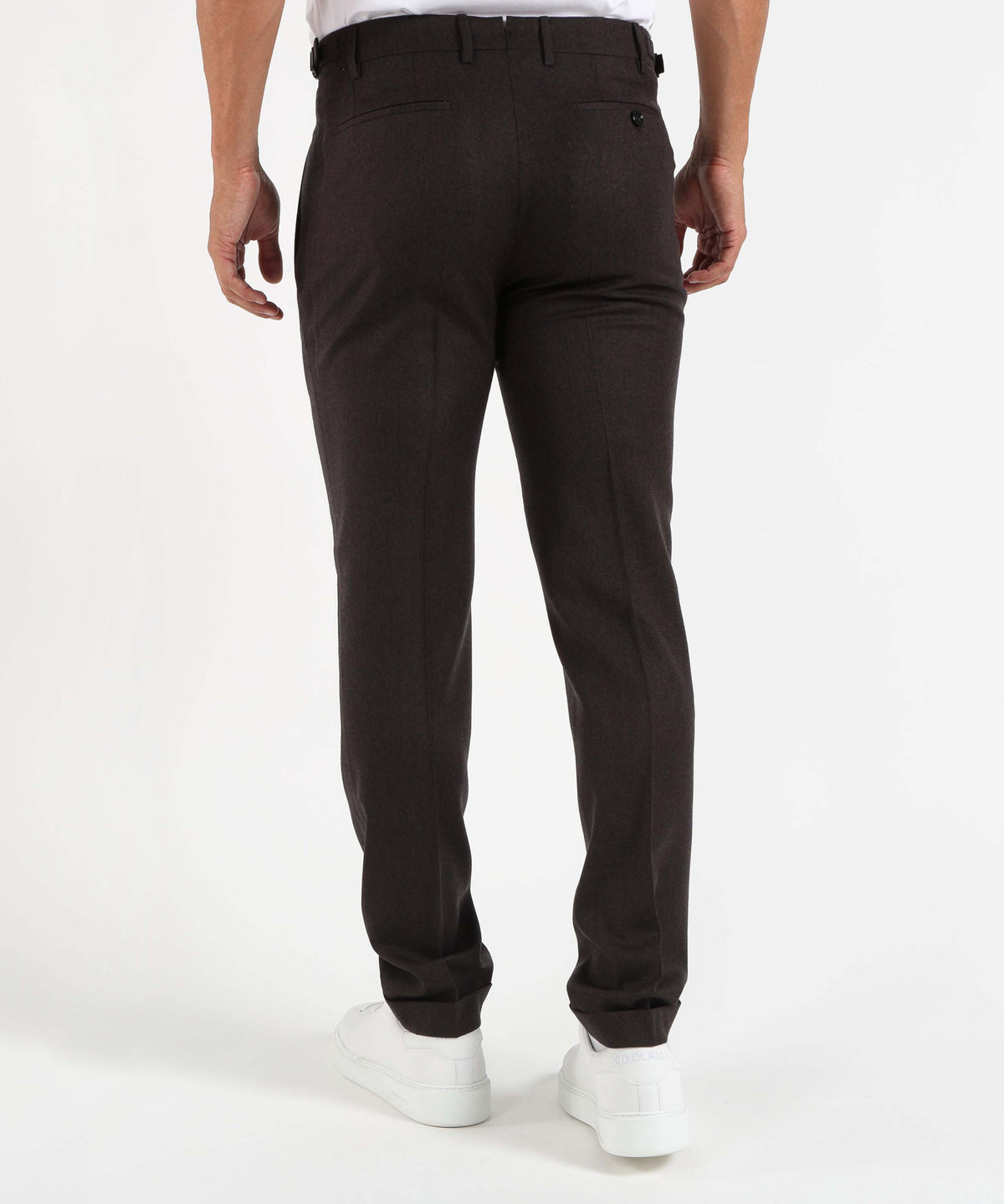 Trousers BERWICH Trousers with Buckles Marrone | BERWICH