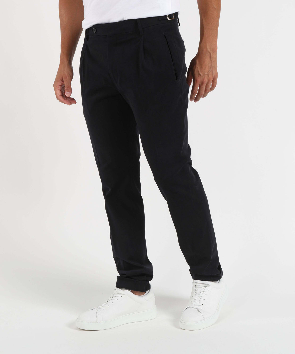 Pantaloni BERWICH Pantalone con fibbie Navy | BERWICH