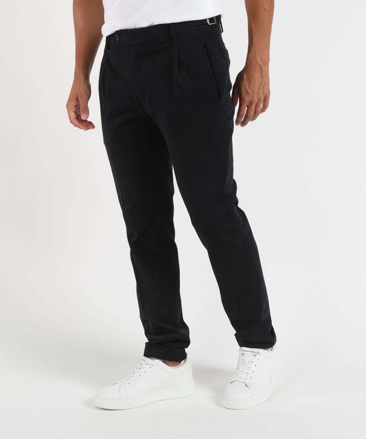 Pantaloni BERWICH Pantalone con fibbie Navy | BERWICH