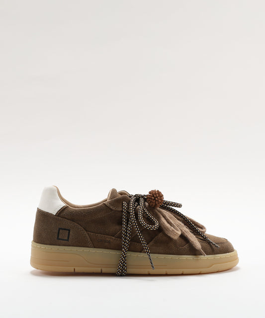 Sneakers D.A.T.E. COURT 2.0 SUEDE GREEN Marrone | D.A.T.E.