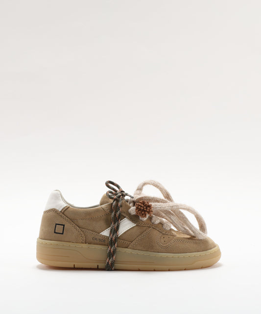 Sneakers D.A.T.E. COURT 2.0 SUEDE CAMEL Cammello | D.A.T.E.