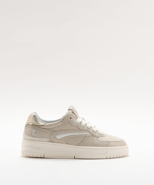 Sneakers D.A.T.E. TORNEO PURE CALF IVORY Avorio | D.A.T.E.
