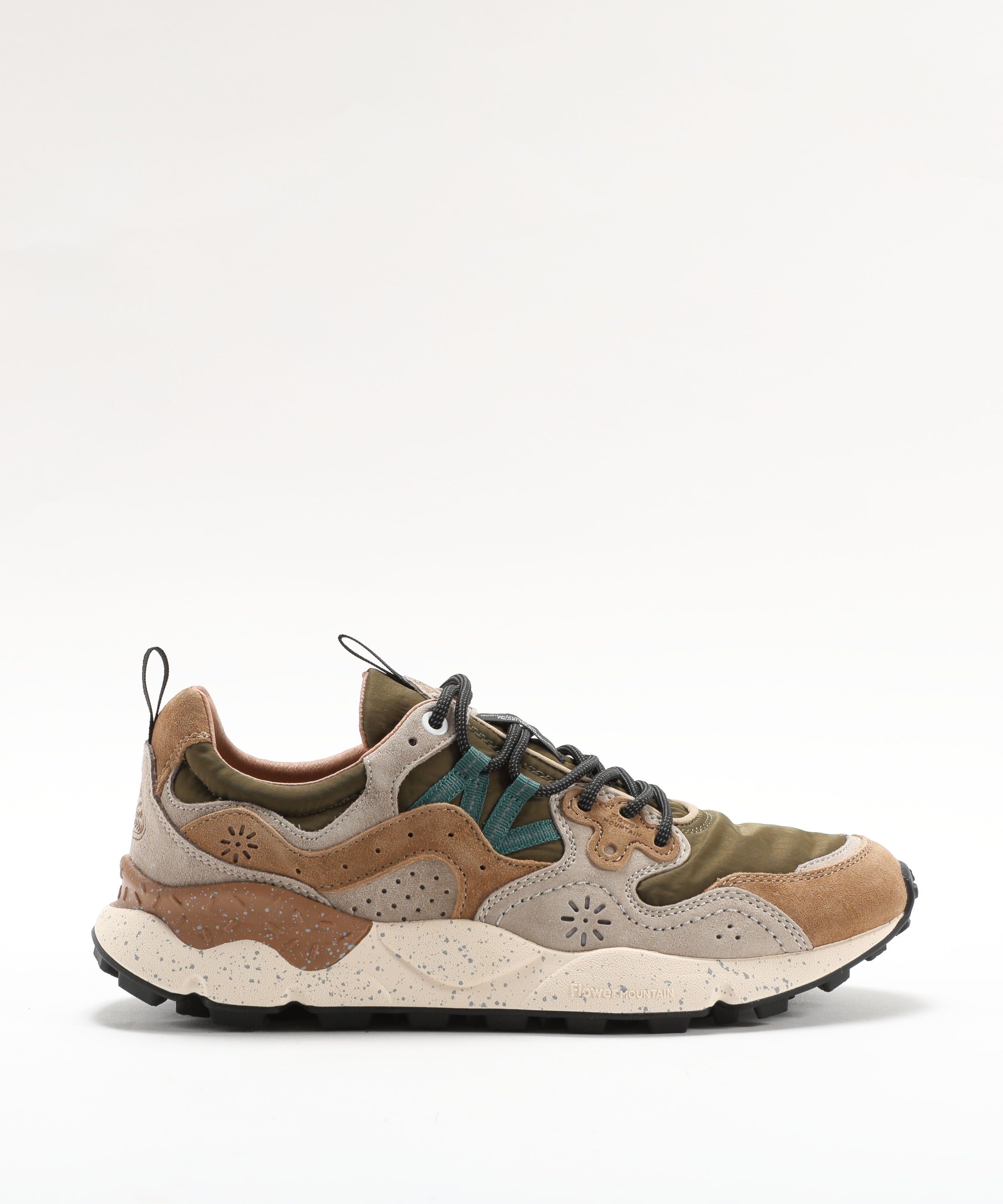 Sneakers FLOWER MOUNTAIN Sneakers in suede e tessuto tecnico Beige | FLOWER MOUNTAIN