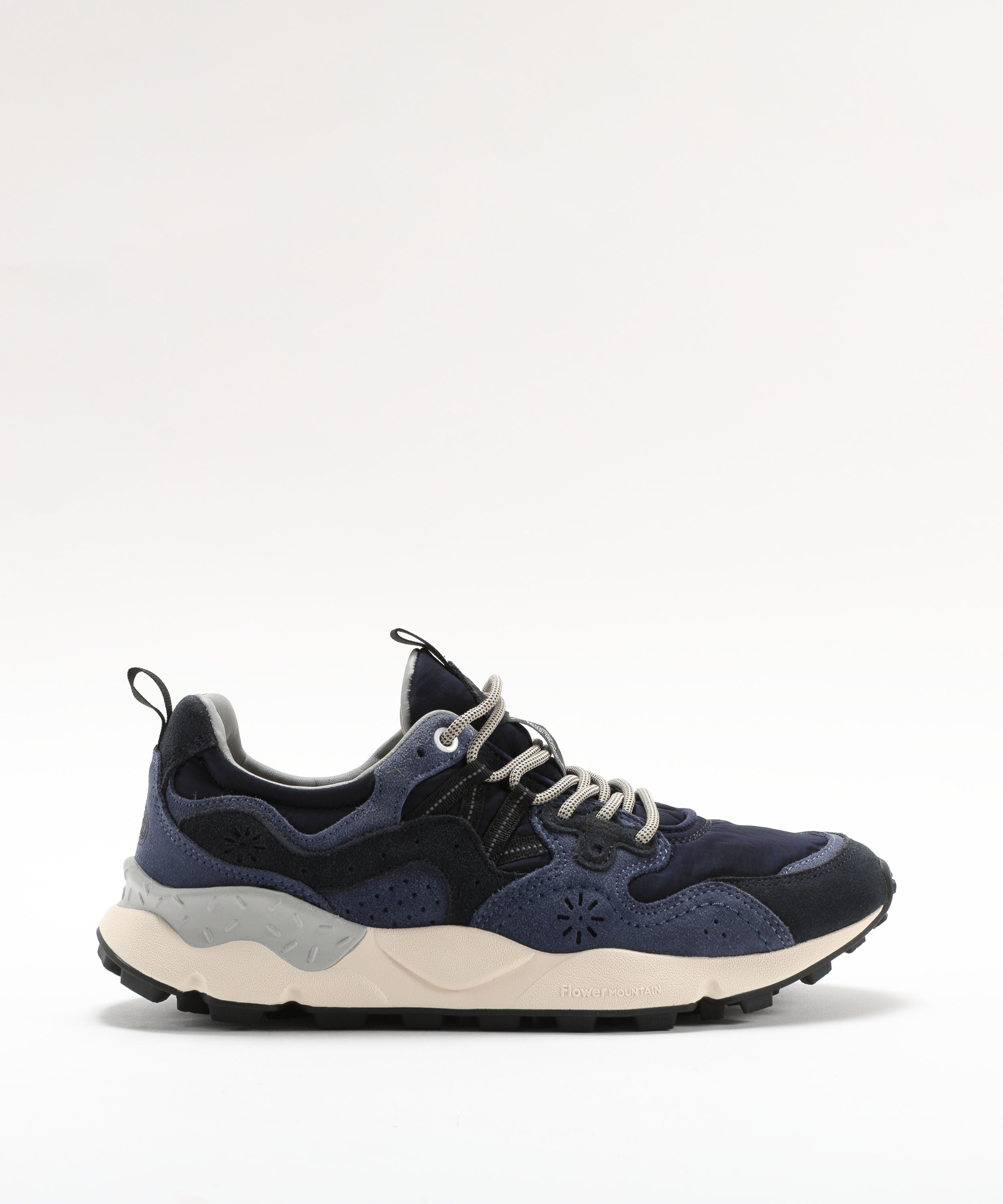 Sneakers FLOWER MOUNTAIN Sneakers in suede e tessuto tecnico Blu | FLOWER MOUNTAIN