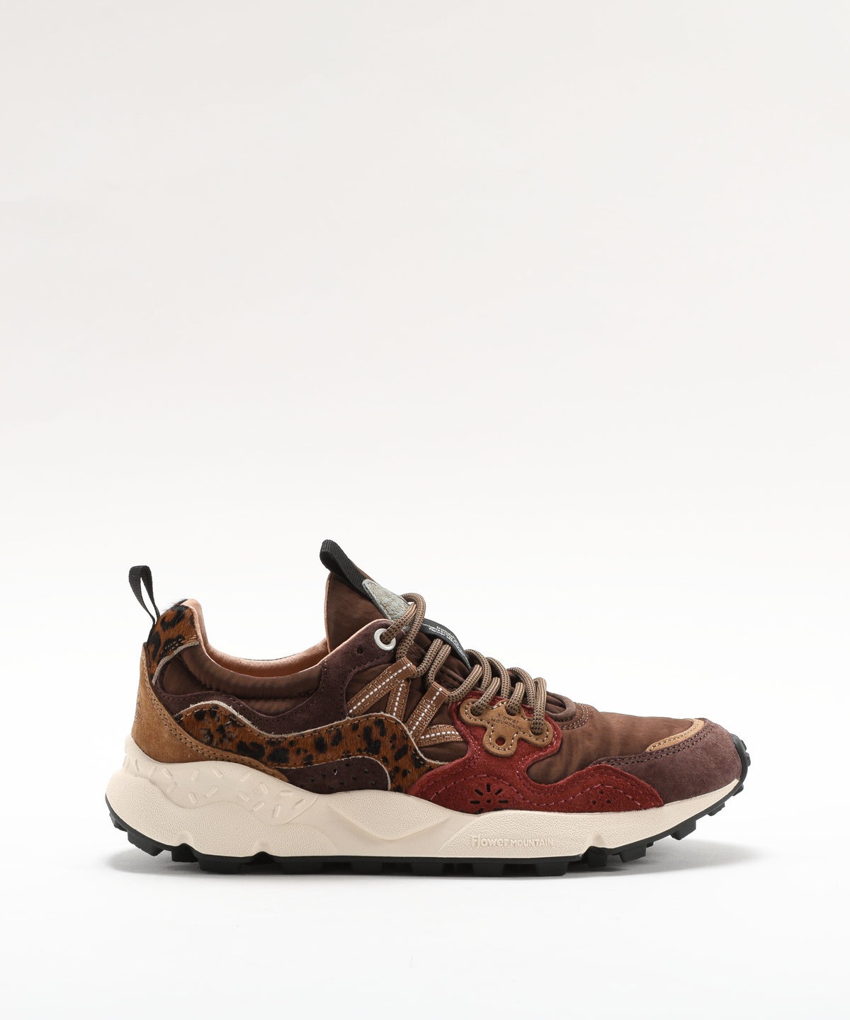 FLOWER MOUNTAIN Sneakers in suede e tessuto tecnico