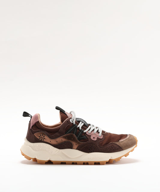 Sneakers FLOWER MOUNTAIN Sneakers Yamano 3 con inserti in pelle scamosciata Marrone | FLOWER MOUNTAIN