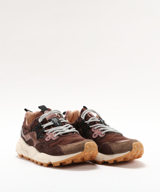 Sneakers FLOWER MOUNTAIN Sneakers Yamano 3 con inserti in pelle scamosciata Marrone | FLOWER MOUNTAIN