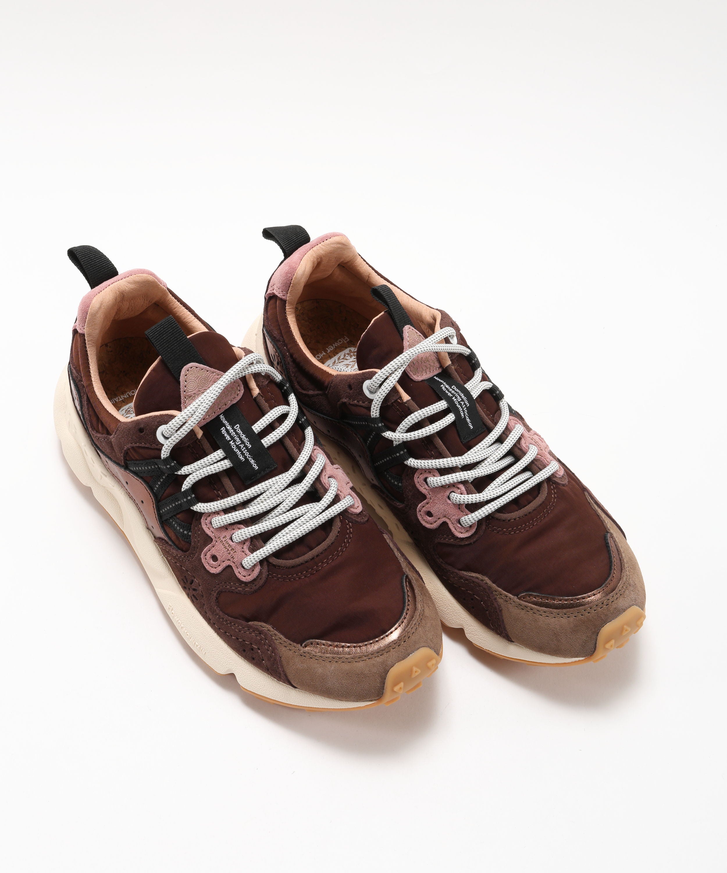 Sneakers FLOWER MOUNTAIN Sneakers Yamano 3 con inserti in pelle scamosciata Marrone | FLOWER MOUNTAIN
