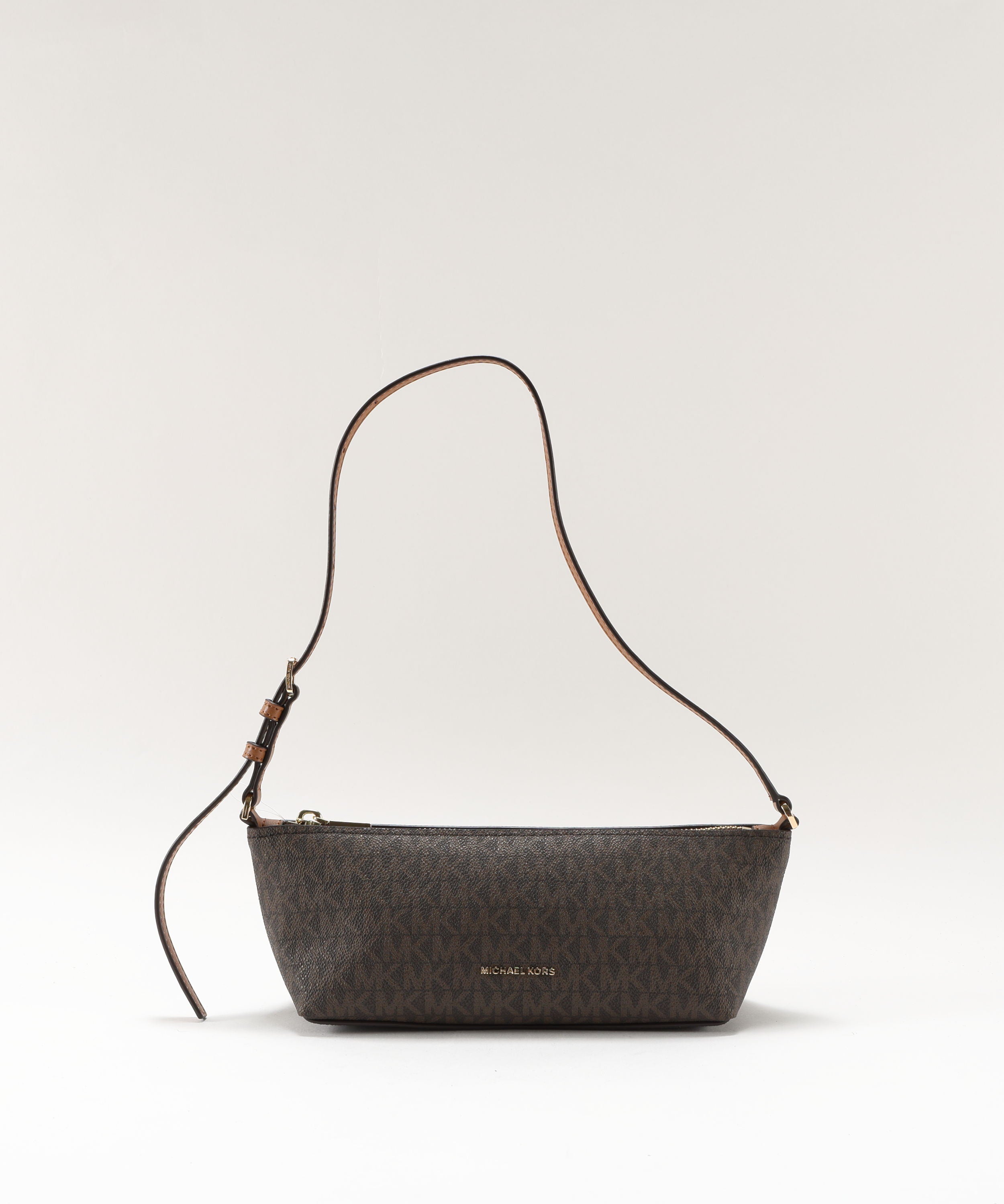 Borse MICHAEL KORS Pochette Michael Kors Laila in Nappa Marrone | MICHAEL KORS