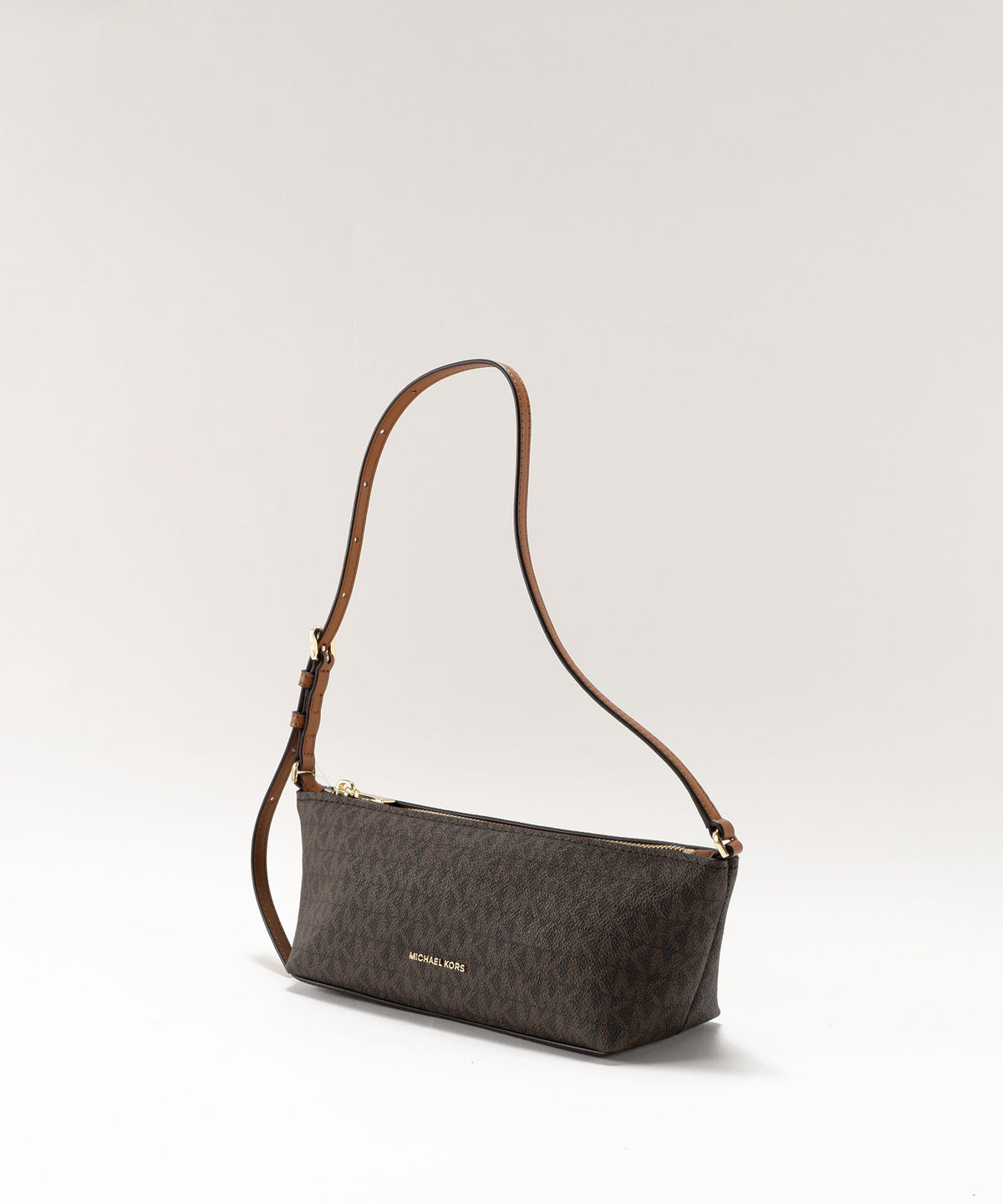 Borse MICHAEL KORS Pochette Michael Kors Laila in Nappa Marrone | MICHAEL KORS