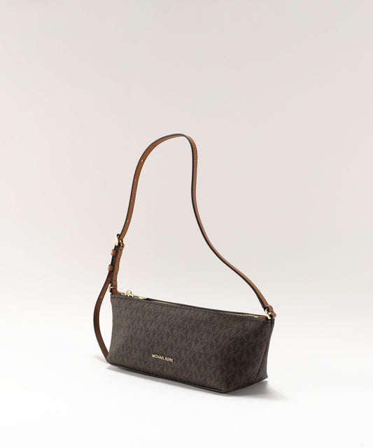 Borse MICHAEL KORS Pochette Michael Kors Laila in Nappa Marrone | MICHAEL KORS