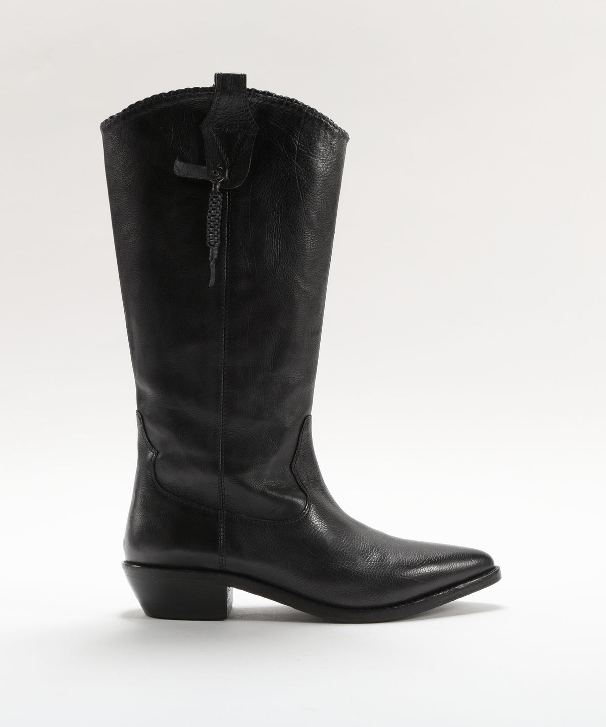 Boots ZOLFO Leather Western Boots Nero | ZOLFO