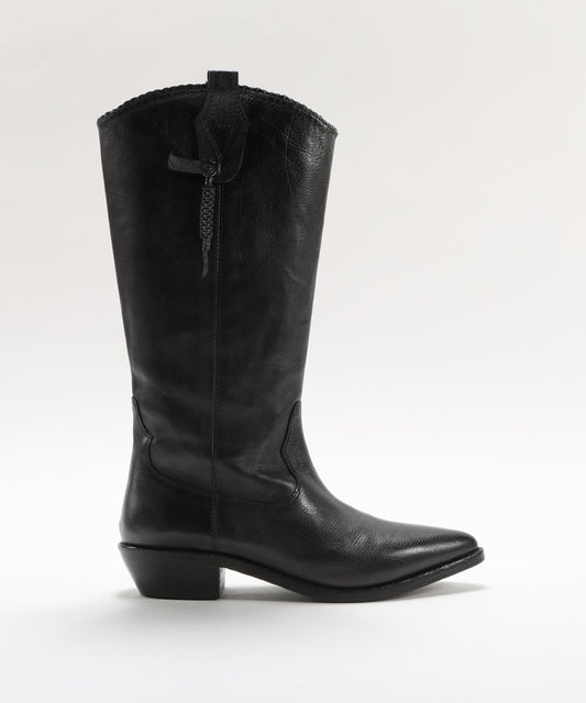 Stivali ZOLFO Stivale texano in pelle Nero | ZOLFO