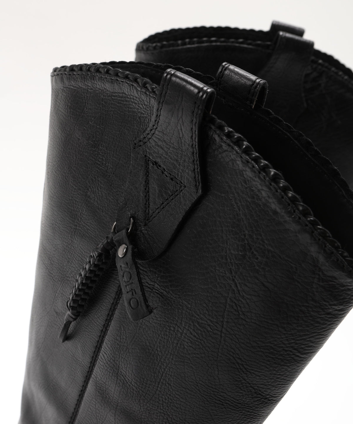 Boots ZOLFO Leather Western Boots Nero | ZOLFO