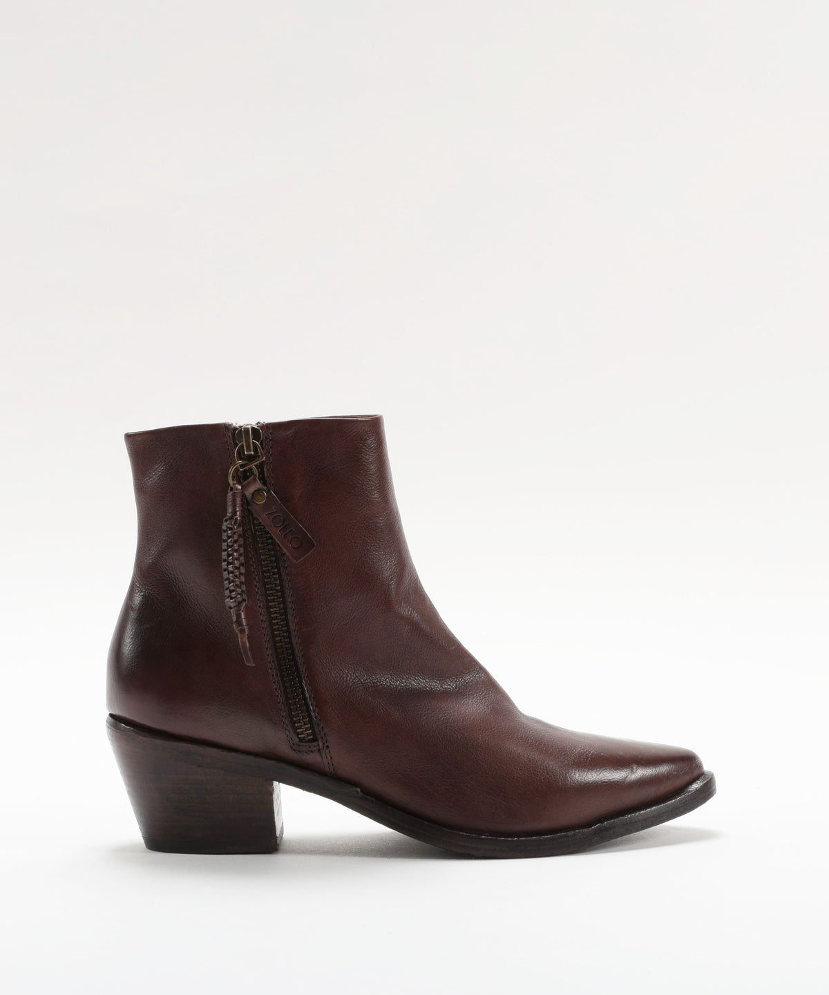ZOLFO Tronchetto in pelle