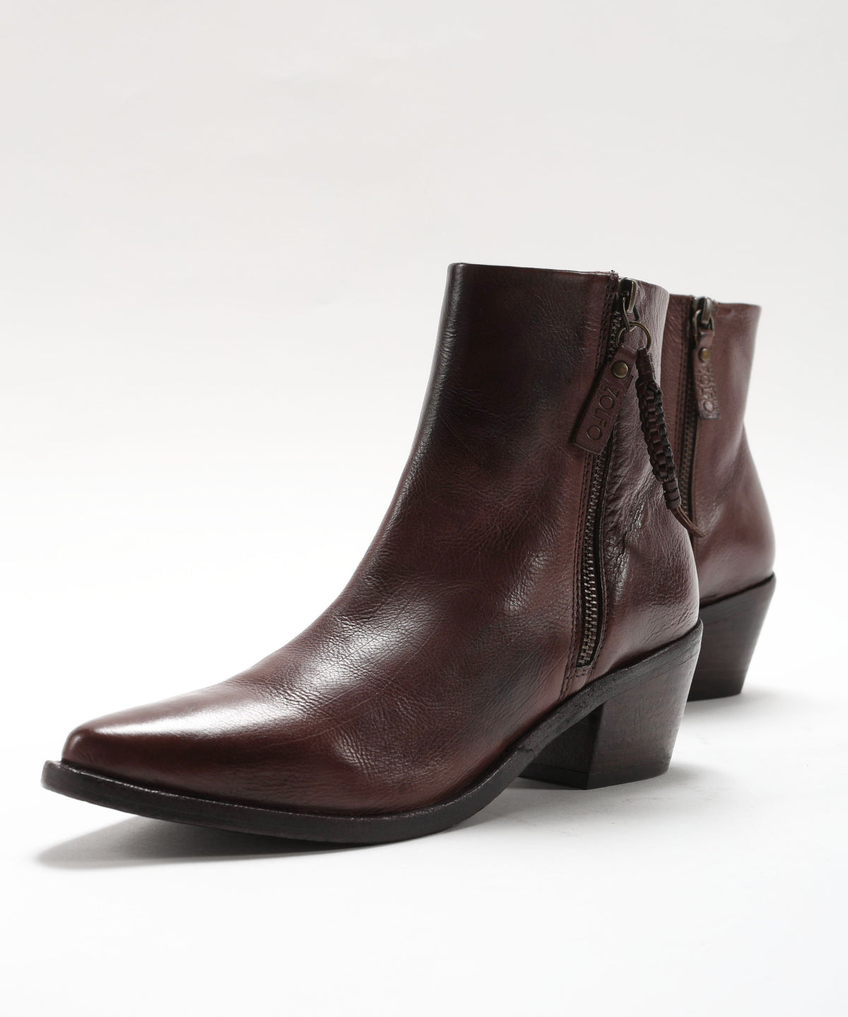 ZOLFO Tronchetto in pelle