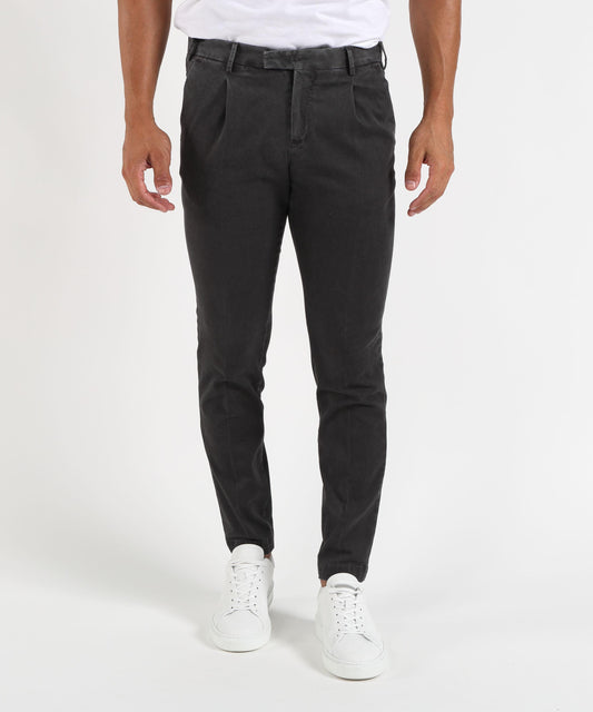 PT01 Pantalone Uomo Modern Fit Stone Washed