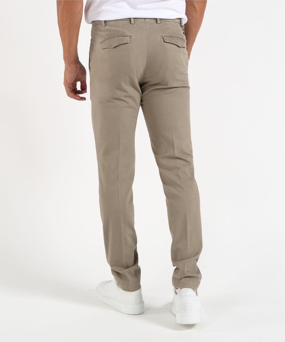 PT01 Men’s Modern-Fit Stone-Washed Trousers —