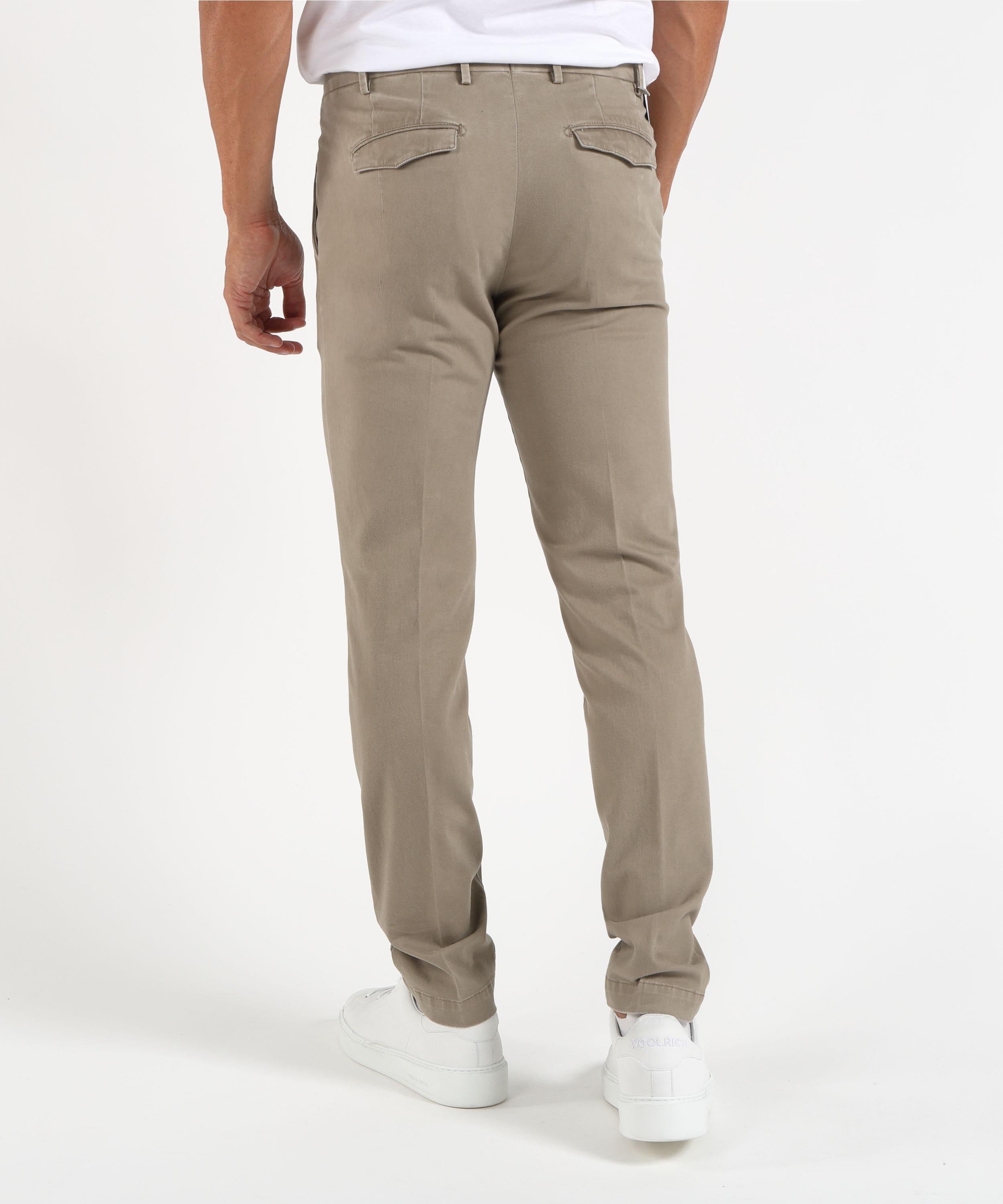 Pantaloni PT01 Pantalone Uomo Modern Fit Stone Washed Corda | PT01