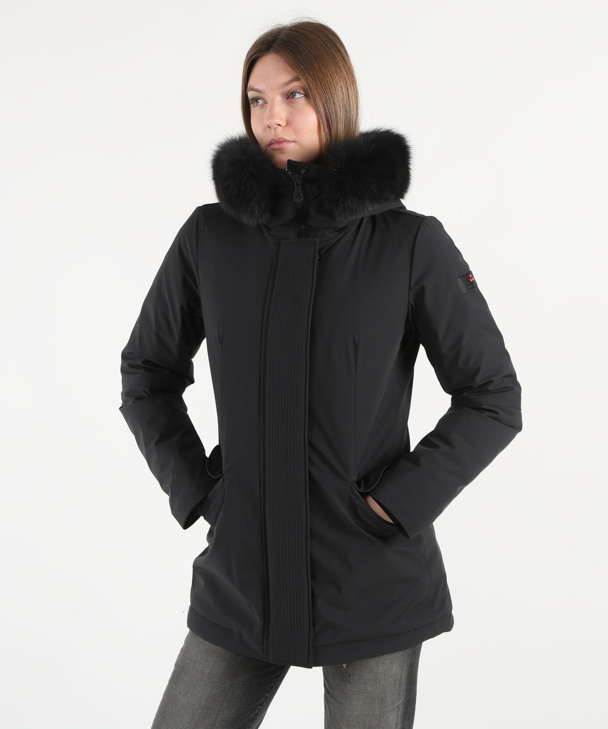 Parka PEUTEREY Piumino Desmot Nero | PEUTEREY