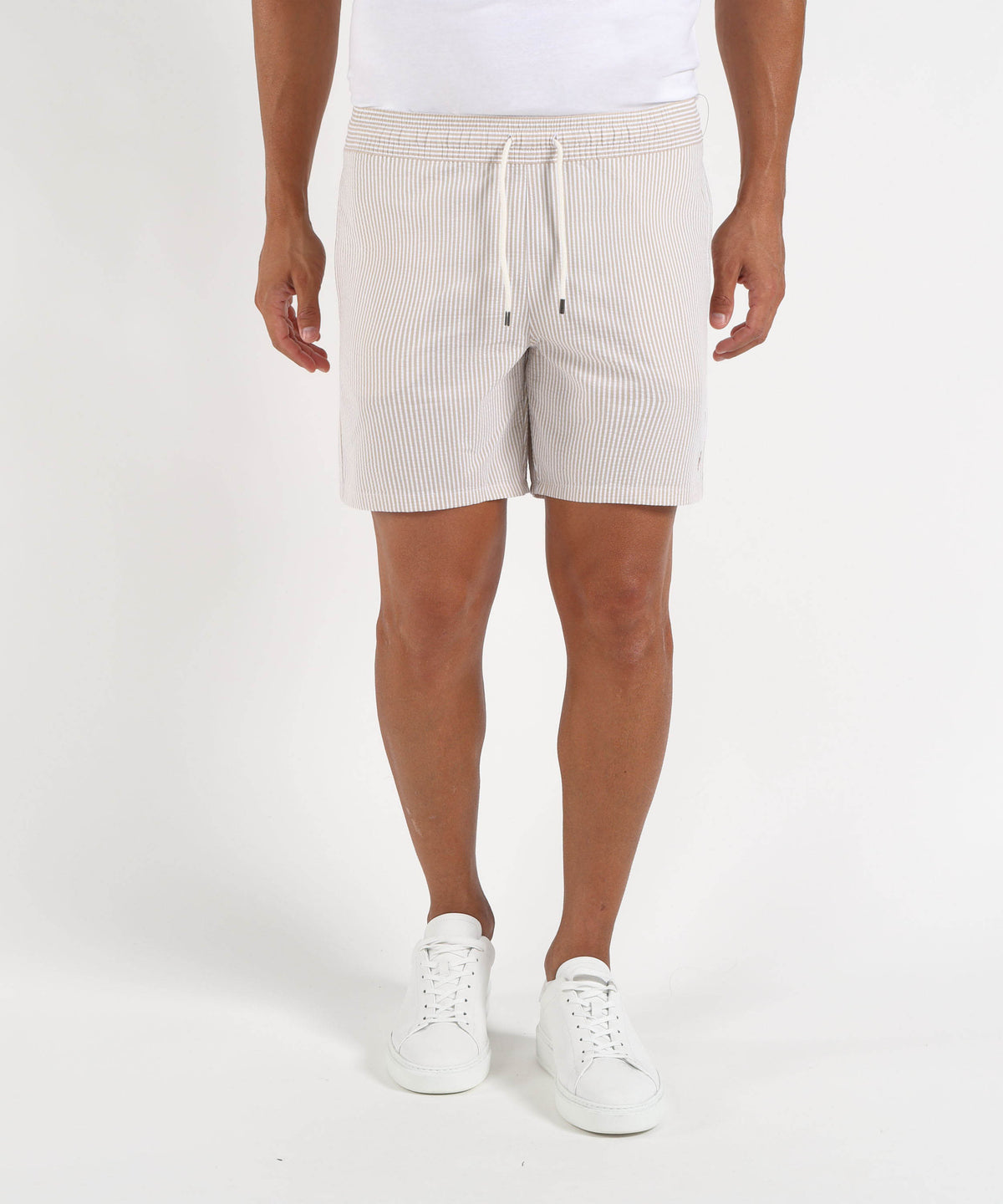 POLO RALPH LAUREN  Cotton-Blend Striped Swim Shorts